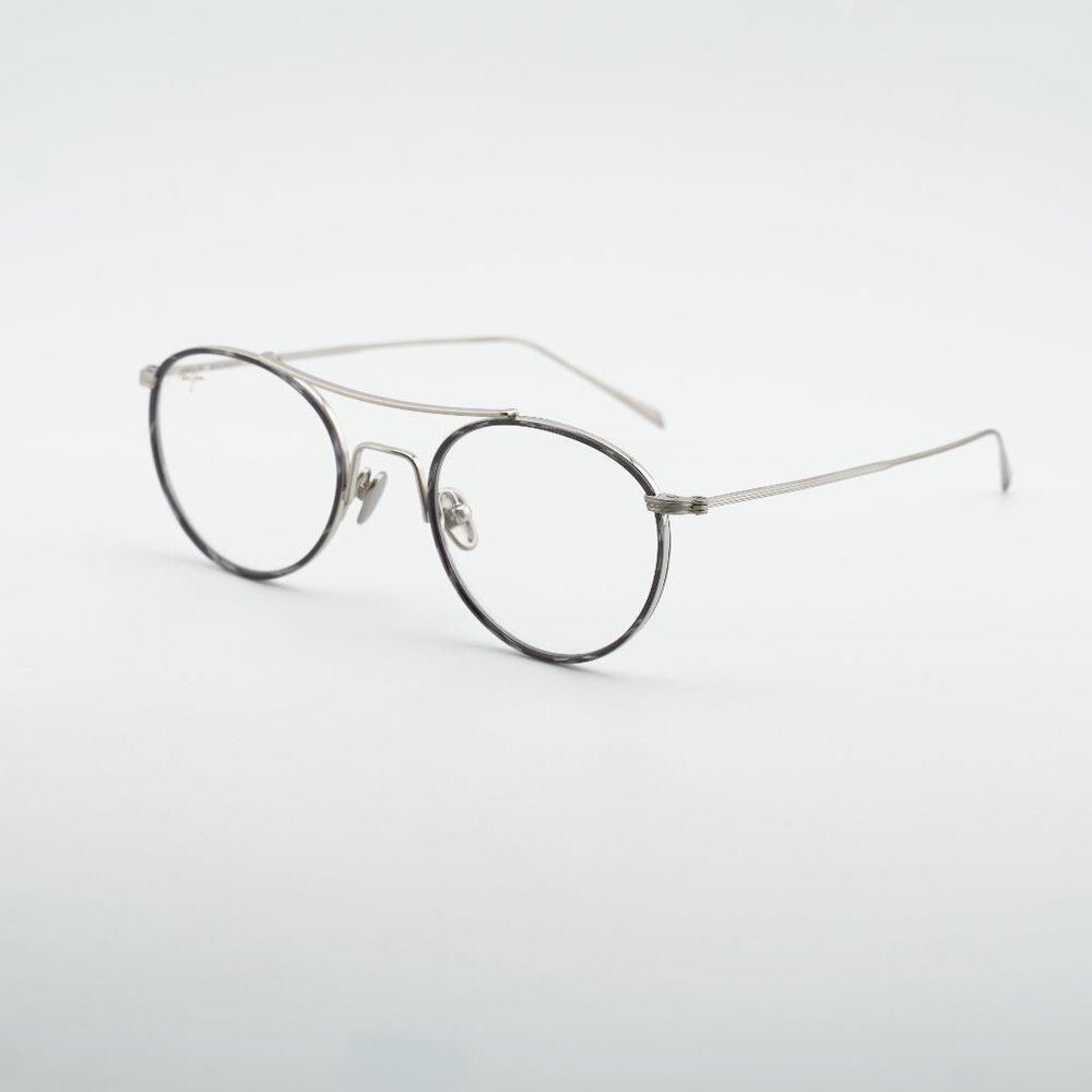 Maui Jim MJO 2419 17A Eyeglasses Silver 48mm Round Frame